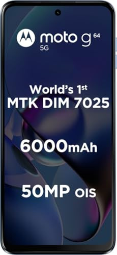 Motorola G64 5G Pearl Blue 8GB RAM 128GB Storage