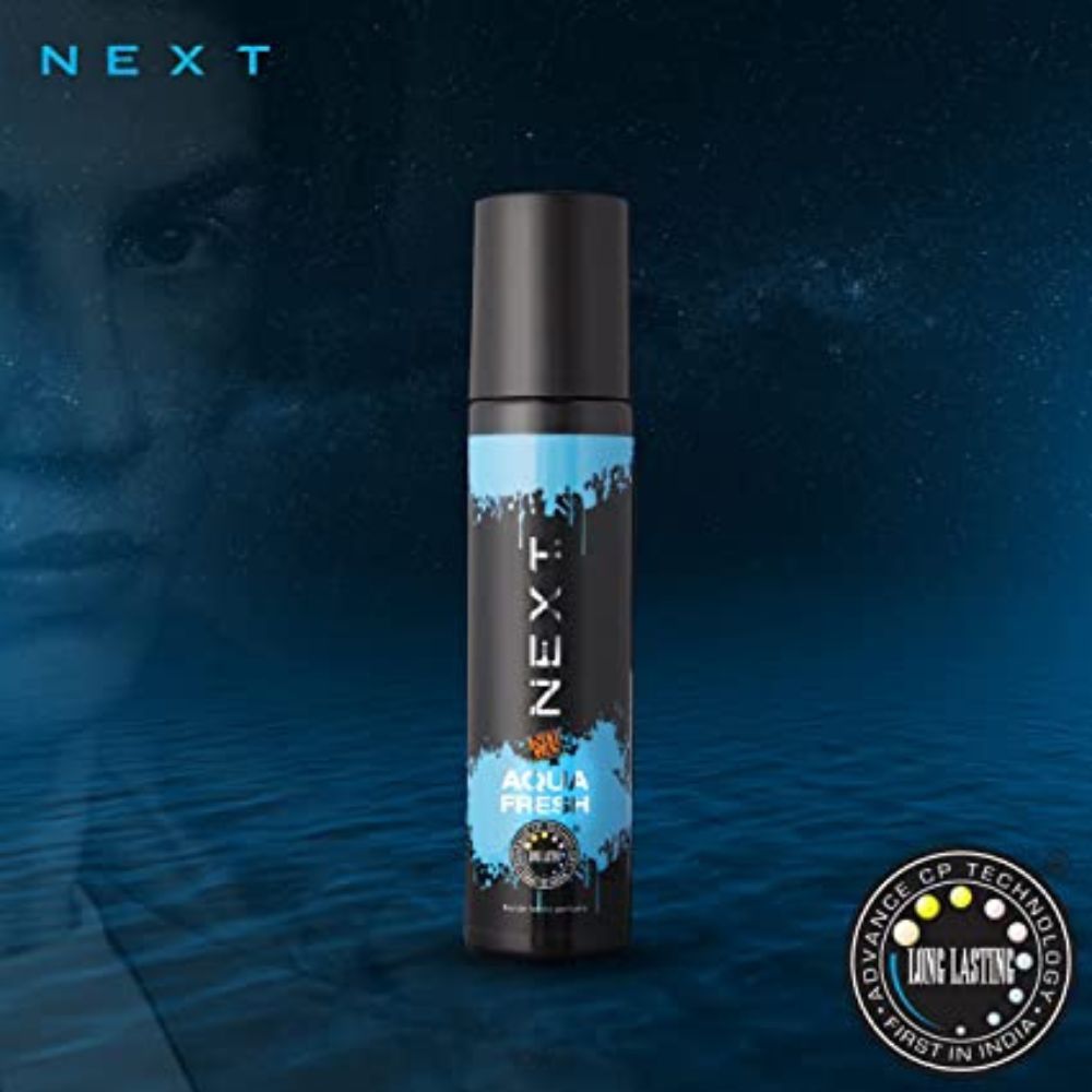 NEXT CARE Aqua Fresh120 ML No Gas Deo for men| long lasting perfume | Gift for Men|