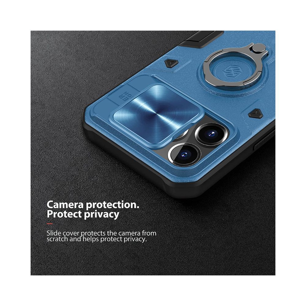 Nillkin Compatible for iPhone 13 Pro Case, CamShield Armor Case with Slide Camera Cover