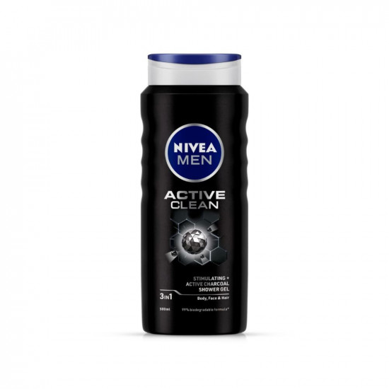 NIVEA MEN Active Clean Shower Gel, 500g