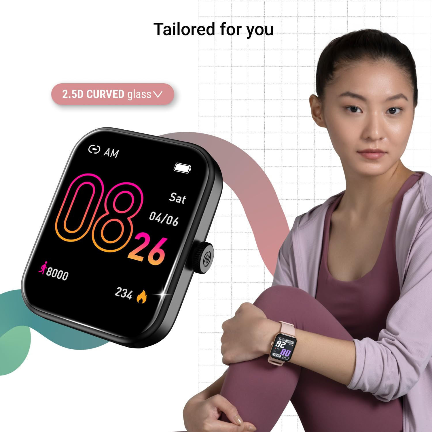 Noise ColorFit Loop Smartwatch - Jet Black