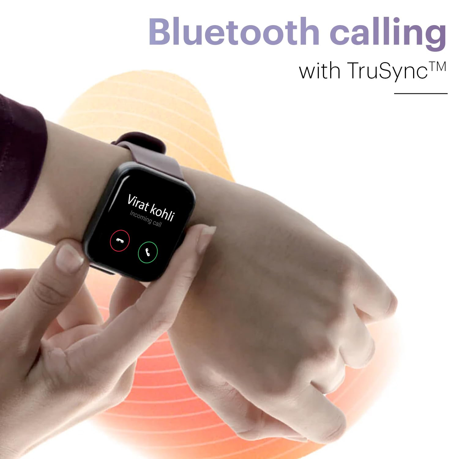 Noise Pulse 2 Max 185 Display Bluetooth Calling Smart Watch 10 Days Battery 550 NITS Brightness Smart DND 100 Sports Modes Smartwatch for Men and Women Deep Wine