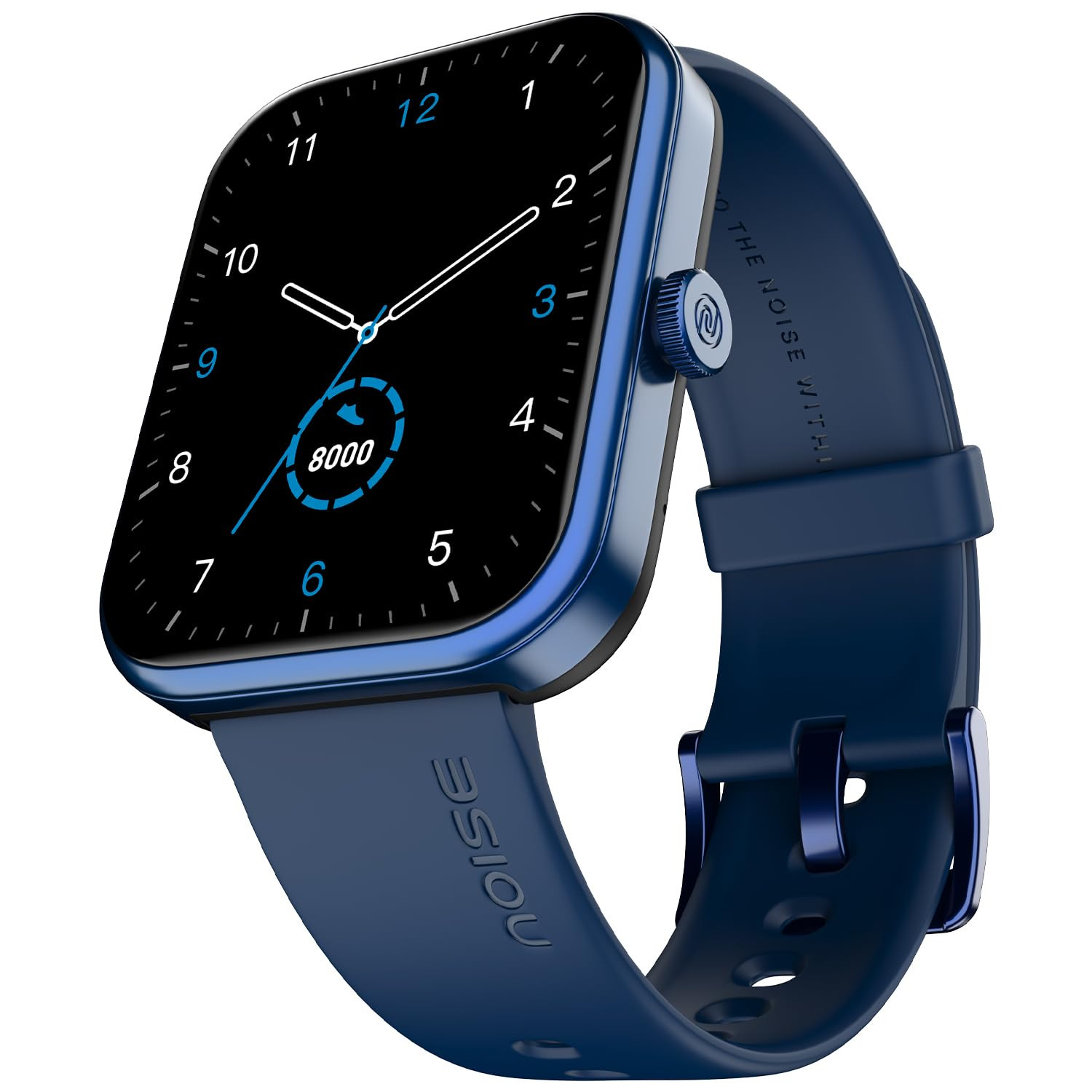 Noise Pulse 2 Max 185 Display Bluetooth Calling Smart Watch 10 Days Battery 550 NITS Brightness Smart DND 100 Sports Modes Smartwatch for Men and Women Midnight Blue