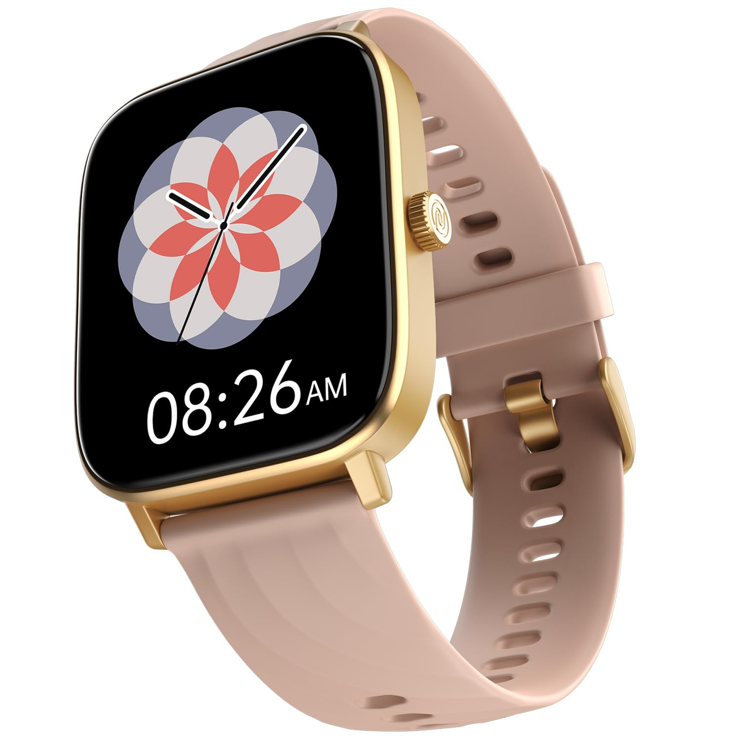 Noise Quad Call 181 Display Bluetooth Calling Smart Watch AI Voice Assistance 160Hrs Battery Life Metallic Build in-Built Games 100 Sports Modes 100 Watch Faces Rose Pink