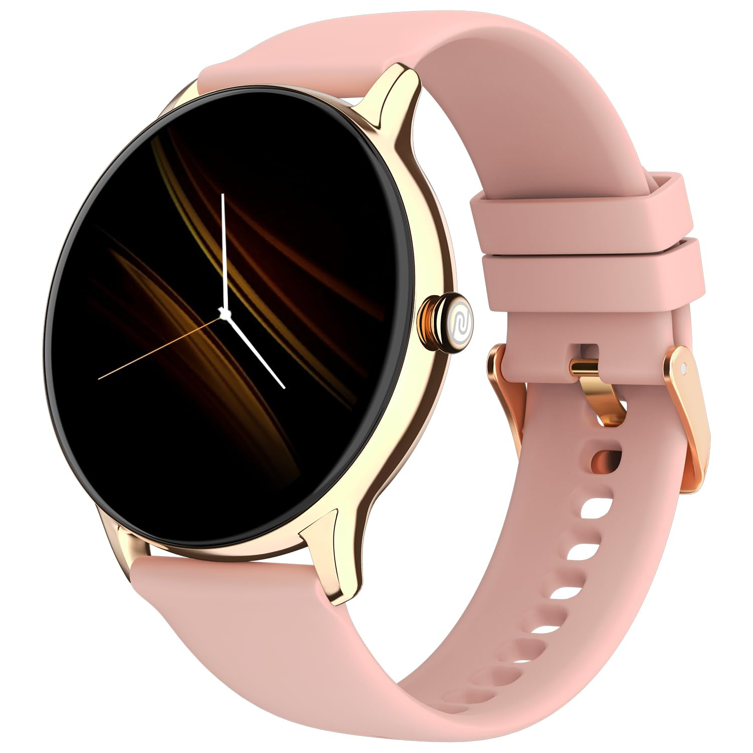 Noise Twist Go Round dial Smartwatch with BT Calling 139 Display Metal Build 100 Watch Faces IP68 Sleep Tracking 100 Sports Modes 247 Heart Rate Monitoring Rose Pink