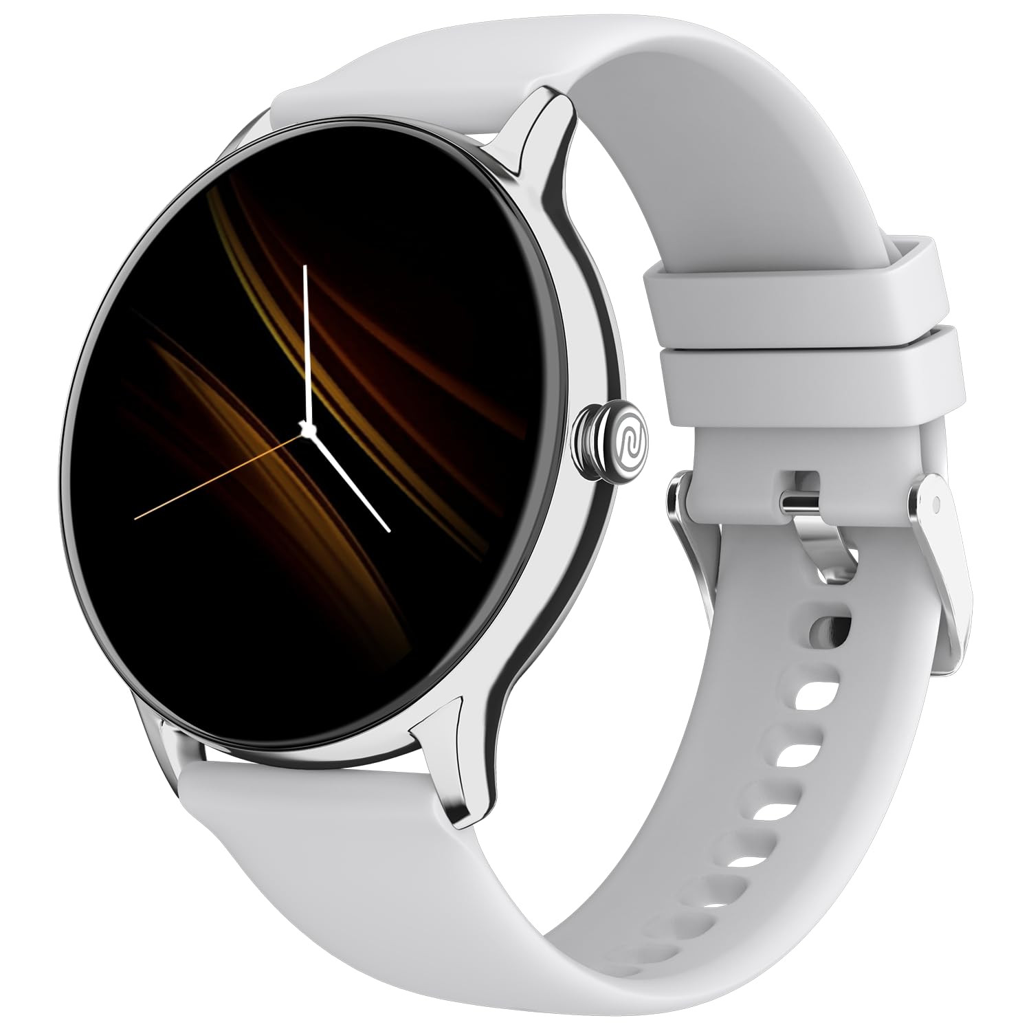 Noise Twist Go Round dial Smartwatch with BT Calling 139 Display Metal Build 100 Watch Faces IP68 Sleep Tracking 100 Sports Modes 247 Heart Rate Monitoring Silver Grey