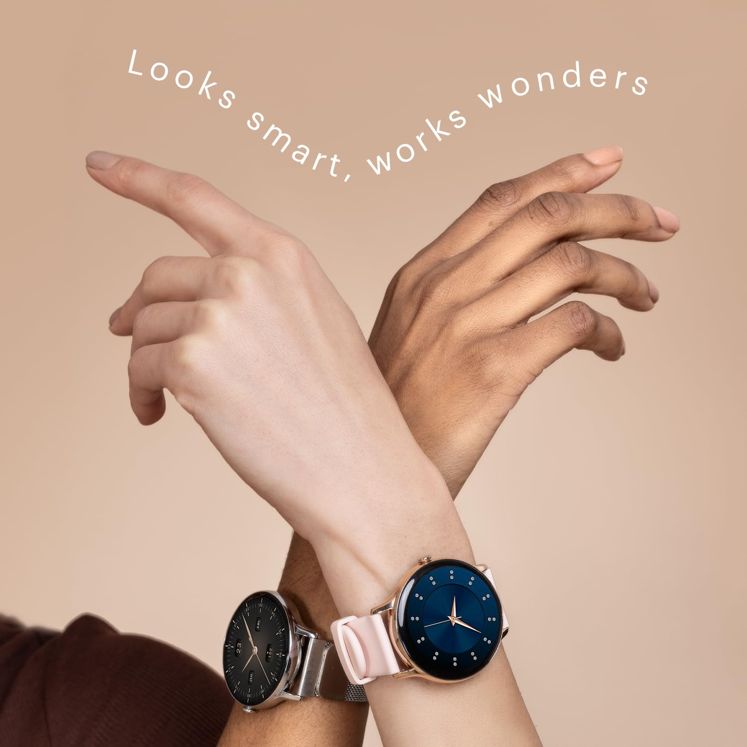 Noise Twist Go Smart Watch 139 Display TruSync BT Calling Glossy Metal Finish 100 Watch Faces IP68 Sleep Tracking 100 Sports Modes Smart Watch for Men and Women Jet Black
