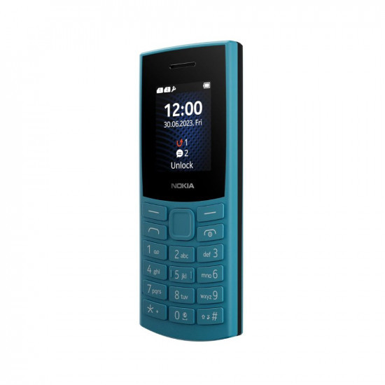 Nokia 106 4G Keypad Phone with 4G, Built-in UPI Payments App, Long-Lasting Battery, Wireless FM Radio & MP3 Player, and MicroSD Card Slot | Blue