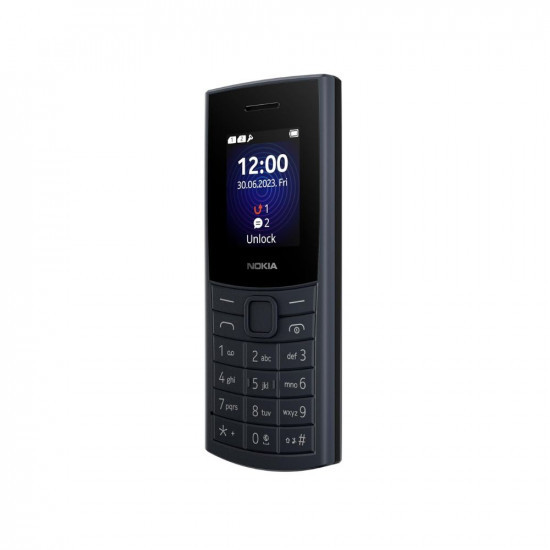 Nokia 110 4G with 4G, Camera, Bluetooth, FM Radio, MP3 Player, MicroSD, Long-Lasting Battery, and pre-Loaded Games | Blue