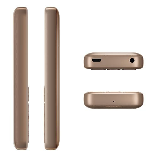 Nokia 130 Music  Built-in Powerful Loud Speaker with Music Player and Wireless FM Radio  Dedicated Music Buttons  Big 24 Display  1 Month Standby Battery Life  Gold