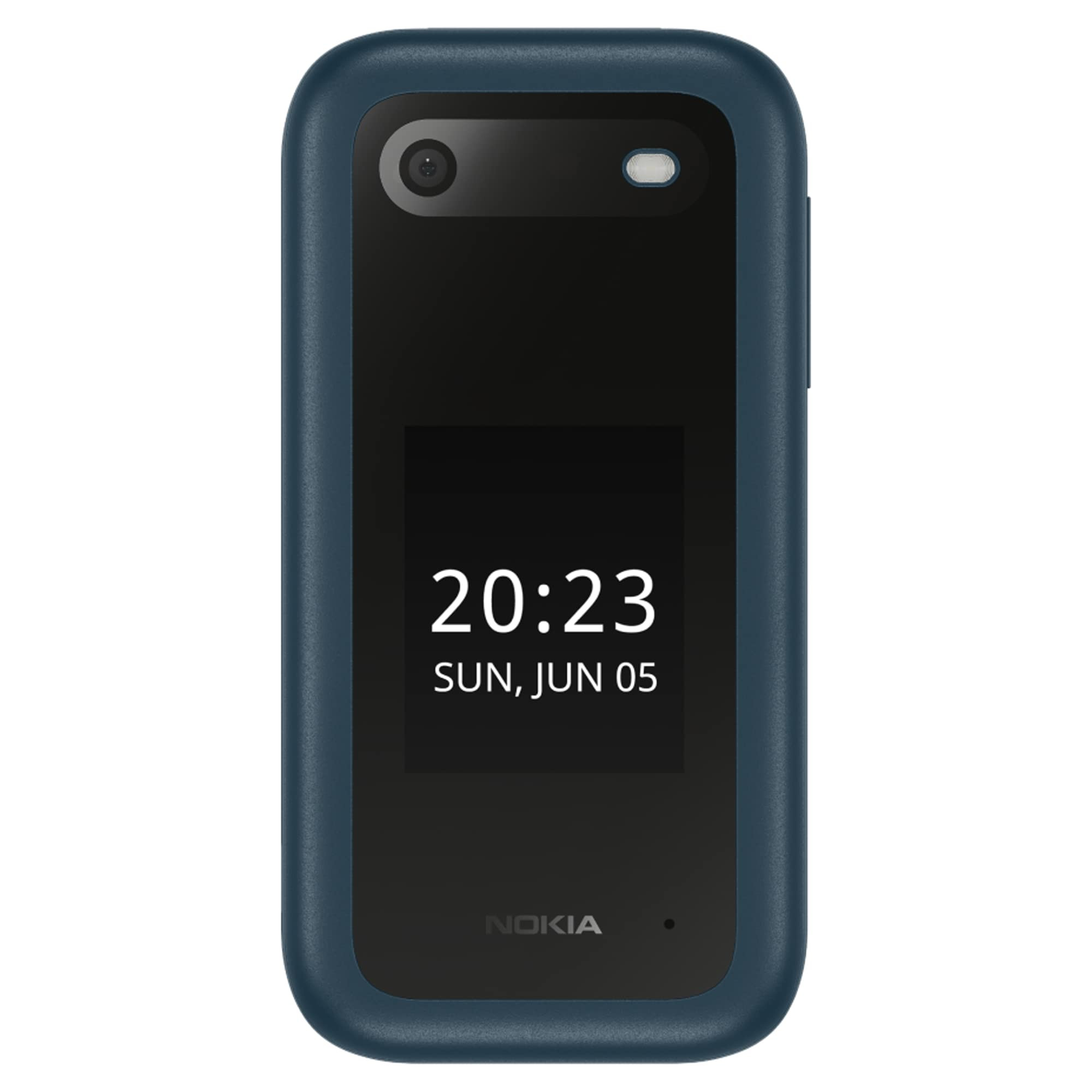 Nokia 2660 Flip 4G Volte keypad Phone with Dual SIM Dual Screen inbuilt MP3 Player  Wireless FM Radio  Blue