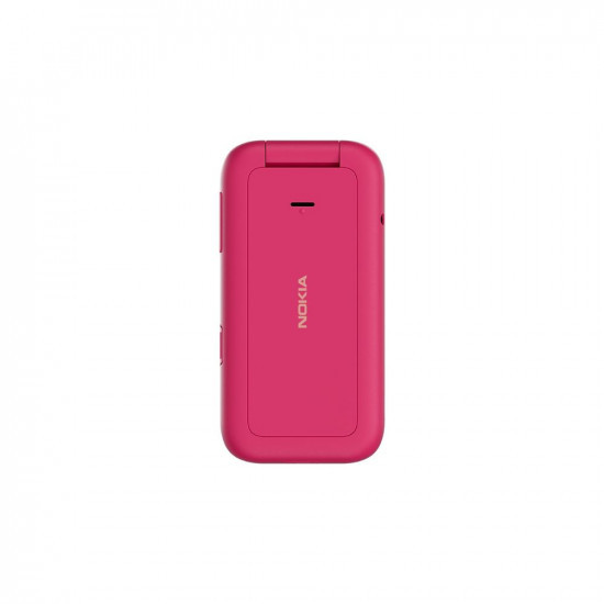 Nokia 2660 Flip 4G Volte keypad Phone with Dual SIM, Dual Screen, inbuilt MP3 Player & Wireless FM Radio | Pop Pink