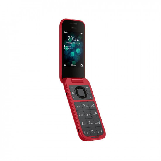 Nokia 2660 Flip 4G Volte keypad Phone with Dual SIM, Dual Screen, inbuilt MP3 Player & Wireless FM Radio | Red