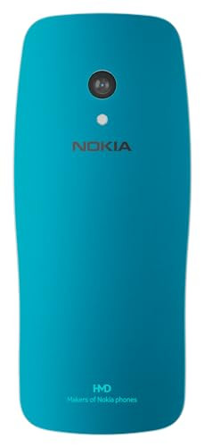 Nokia 3210 4G  All-New Classic Keypad Phone with Dual SIM YouTube Scan  Pay UPI Rear Camera Wireless FM Radio MP3 Player Bluetooth  USB Type C  Scuba Blue