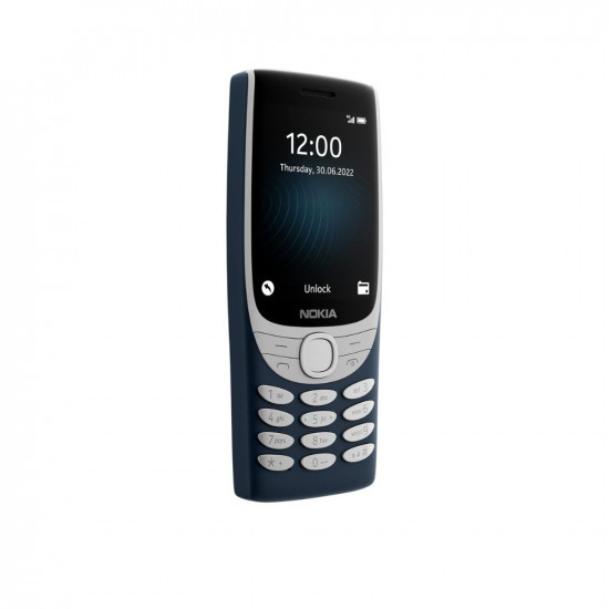 Nokia 8210 4G Volte keypad Phone with Dual SIM, Big Display, inbuilt MP3 Player & Wireless FM Radio | Blue