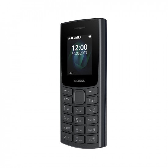 Nokia All-New 105 Dual Sim Keypad Phone with Built-in UPI Payments, Long-Lasting Battery, Wireless FM Radio | Charcoal