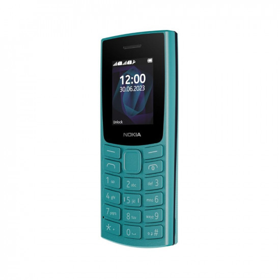 Nokia All-New 105 Dual Sim Keypad Phone with Built-in UPI Payments, Long-Lasting Battery, Wireless FM Radio | Cyan