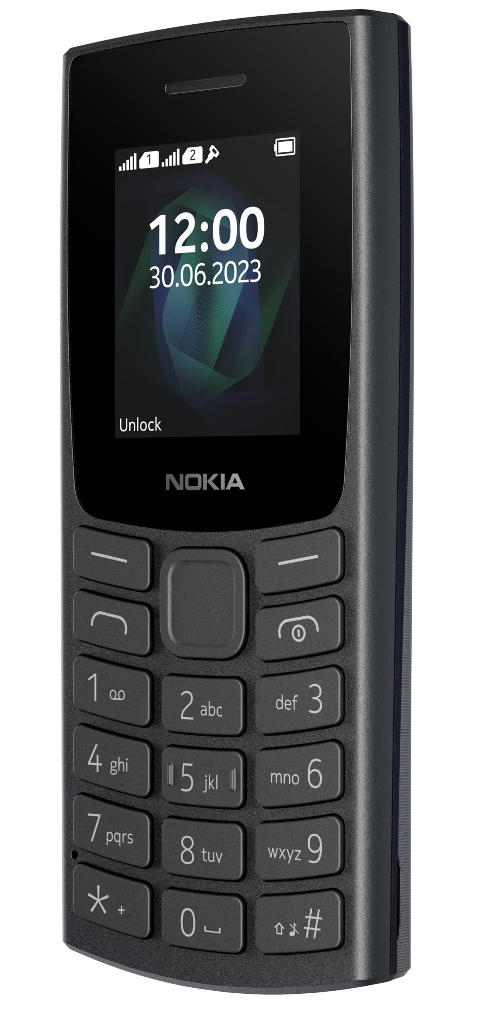 Nokia All-New 105 Single Sim Keypad Phone with Built-in UPI Payments Long-Lasting Battery Wireless FM Radio  Charcoal
