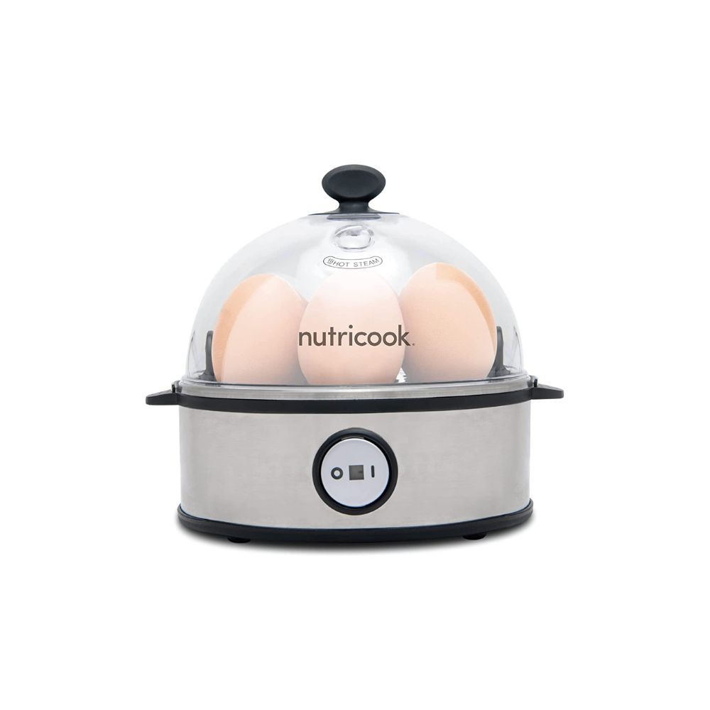 Nutricook Rapid Egg BoilerSteamerEgg Cooker-Gold