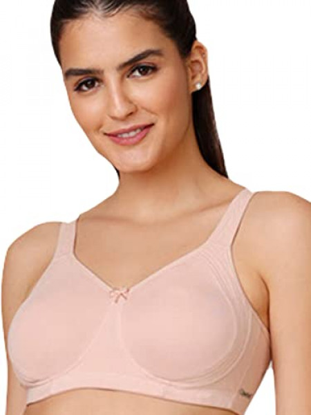 Enamor A042 Side Support Shaper Supima Cotton Everyday Bra - Non-Padded,  Wirefree & High Coverage Skin