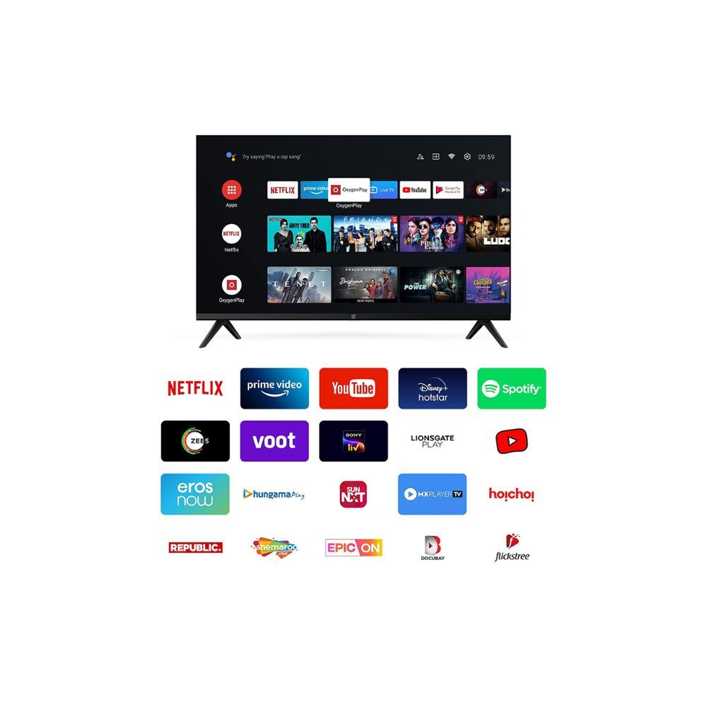 OnePlus 80 cm (32 inches) Y Series HD Ready Smart Android LED TV 32 Y1S (Black)