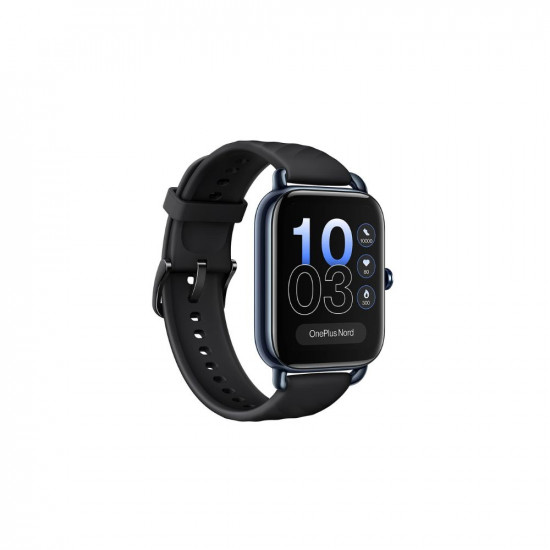 OnePlus Nord Watch with 1.78 AMOLED Display, 60 Hz Refresh Rate, 105 Fitness Modes, 10 Days Battery, SPO2, Heart Rate, Stress Monitor, Women Health Tracker & Multiple Watch Face [Midnight Black]