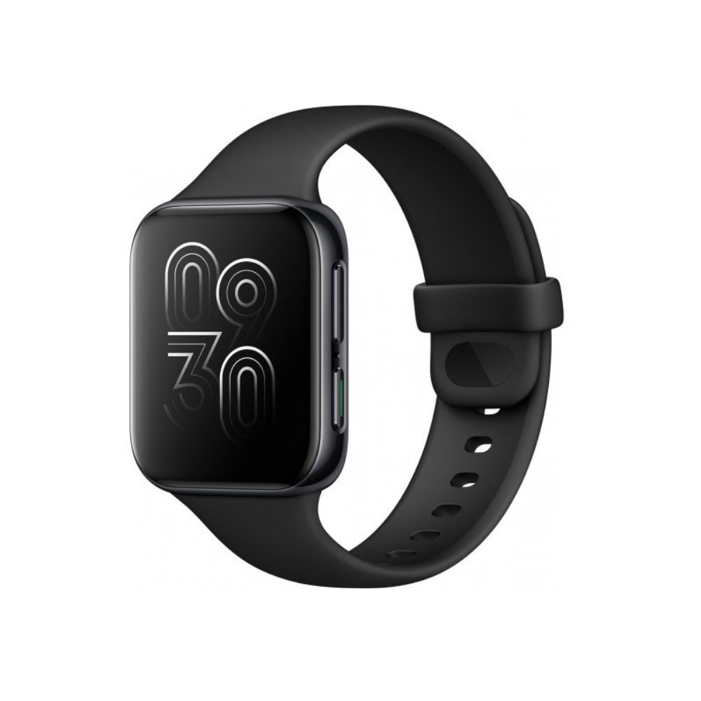 Oppo Watch 41 mm WiFi Smartwatch  (Black Strap, Regular)