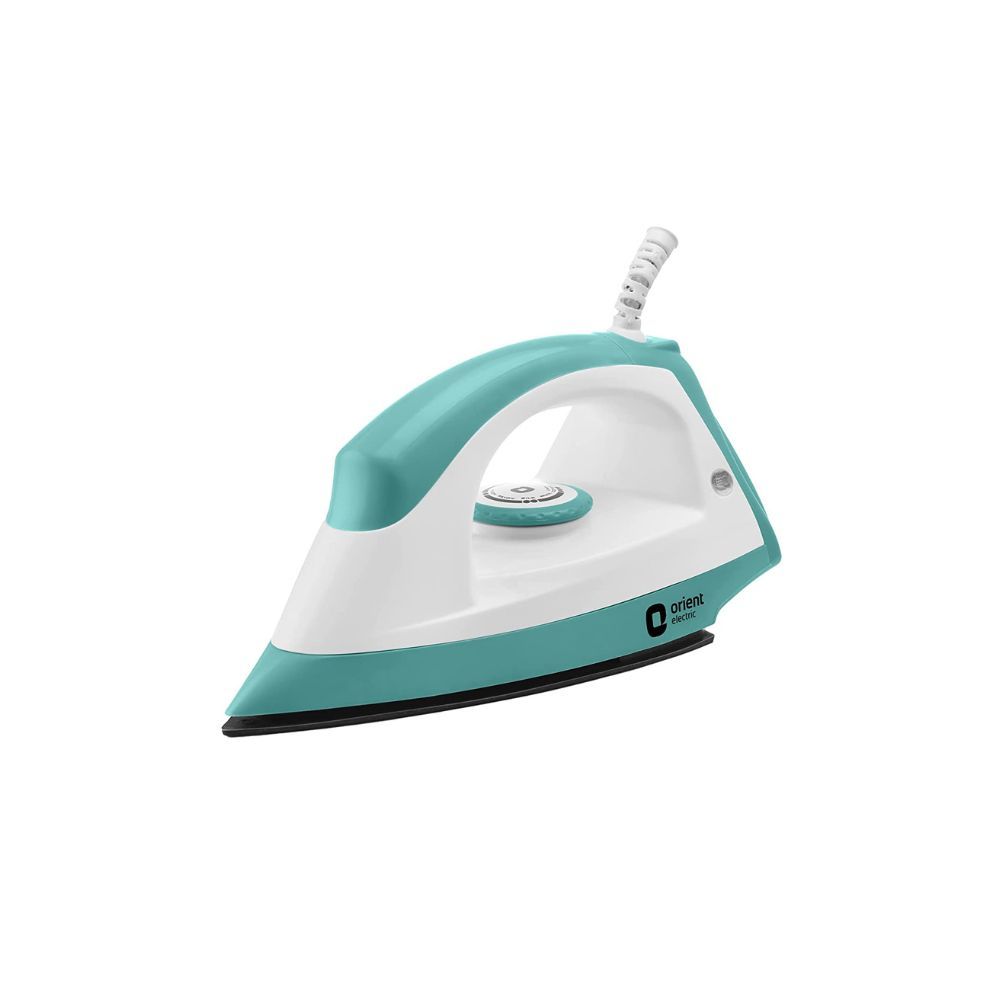 Orient Electric Fabrijoy DIFJ10BP 1000-Watt Dry Iron Non-Stick White and Blue