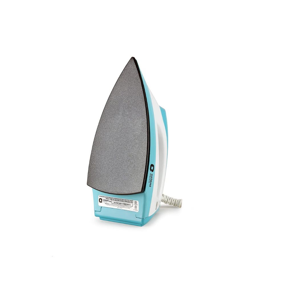 Orient Electric Fabrijoy DIFJ10BP 1000-Watt Dry Iron Non-Stick White and Blue