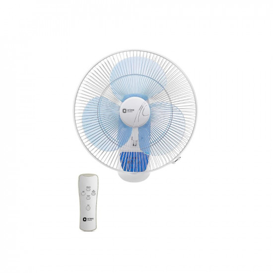 Orient Electric Wall-49 Wall-mounted fan | High-Performance Wall fan | Remote, Touch Control Panel | Automatic Speed Control | Warranty (2 Years) | (Crystal White, Pack Of 1)