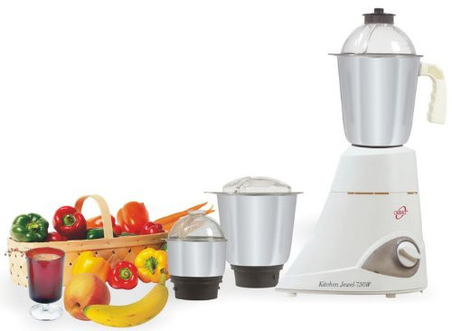 Orpat Kitchen Jewel 750-Watt Mixer Grinder White