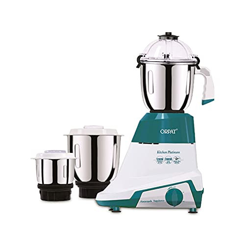 Orpat Kitchen Platinum Mixer Grinder  1200 W  Green MIXER KA BAAP