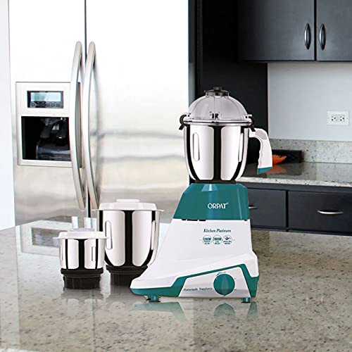 Orpat Kitchen Platinum Mixer Grinder  1200 W  Green MIXER KA BAAP
