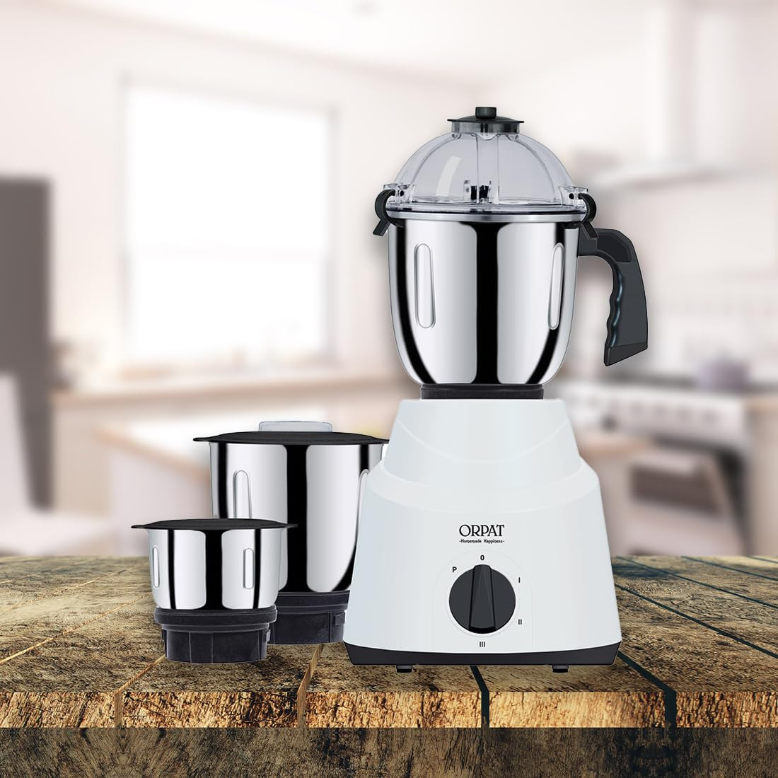 Orpat Kitchen Star Mixer Grinder 1200W White