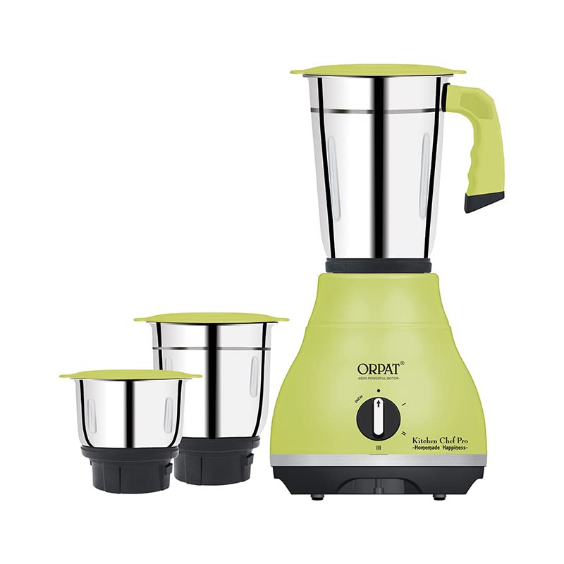 Orpat Mixer Grinder Kitchen Chef Pro 650W Ming Green