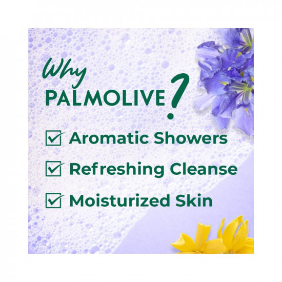 Palmolive Iris Flower & Ylang Ylang Essential Oil Aroma Absolute Relax Body Wash I Moisturizing | Soft & Youthful skin I No paraben & silicone, pH balanced, Body Wash 750ml