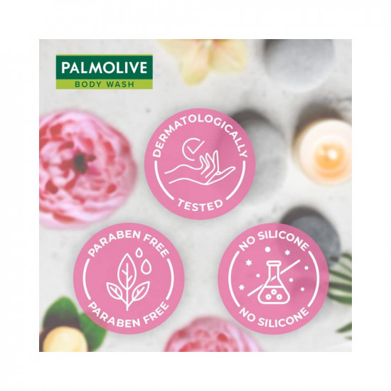 Palmolive Macadamia Oil & Peony Luminous Oils Invigorating Body Wash | Brightening & Moisturizing |Youthful skin | No paraben & silicones, pH balanced, Body Wash 750ml
