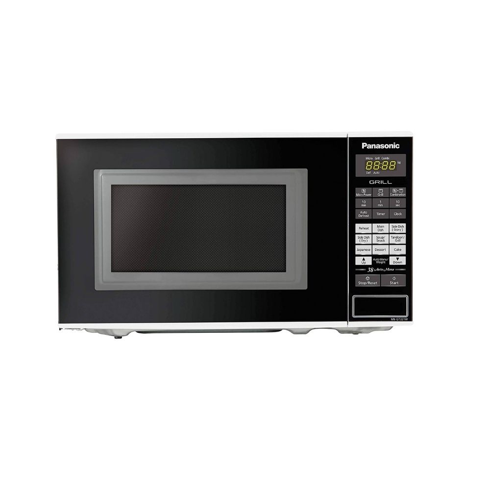 Panasonic 20L Grill Microwave OvenNN-GT221WFDGWhite 38 Auto Cook Menus 