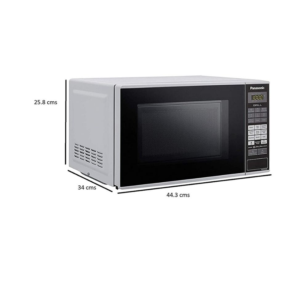 Panasonic 20L Grill Microwave OvenNN-GT221WFDGWhite 38 Auto Cook Menus 