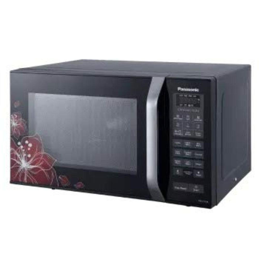 Panasonic 23 Litres Convection Microwave Oven 360 Heat Wrap NN-CT35LBFDG Black Floral