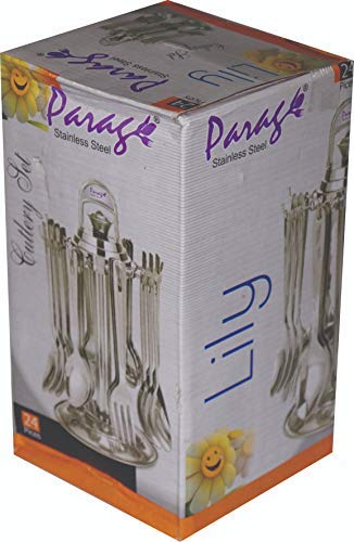 Parage Lily Premium Stainless Steel Cutlery Set - Set of 25