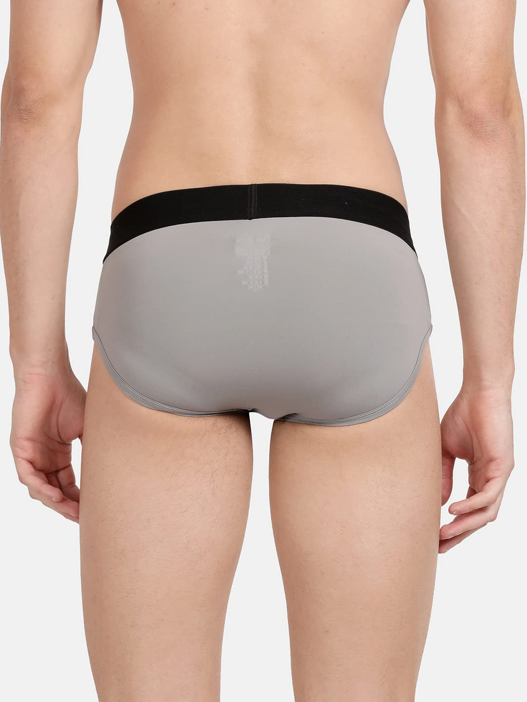 Pepe Jeans Men's Nylon Classic Solid Briefs (Pack of 1)  (BGB01_Grey_XL),Size XL