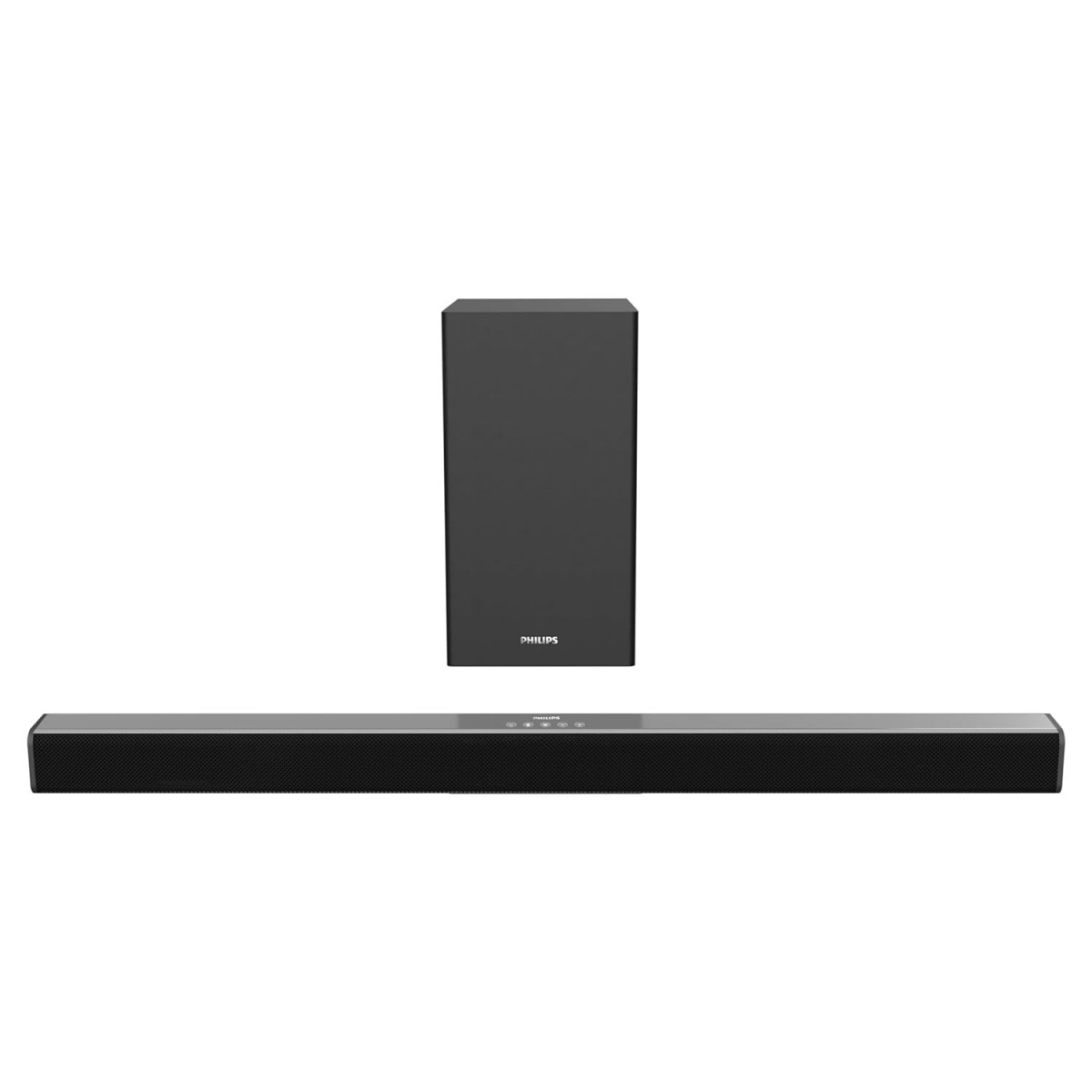 Philips Audio TAB422894 21Ch 160W Bluetooth Soundbar with Rich Bass 3 EQ Modes Multi-Connectivity Option with Supporting USB HDMIARC Optical Coaxial  Aux-in for Easy Connection Black