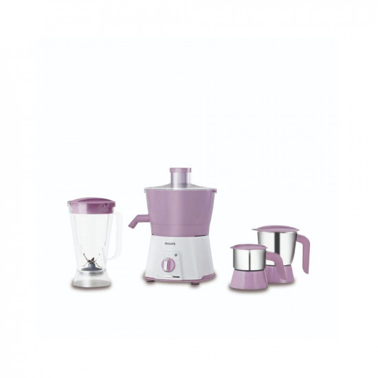 Philips Avenger HL7581 600 Juicer Mixer Grinder Pink 3 Jars