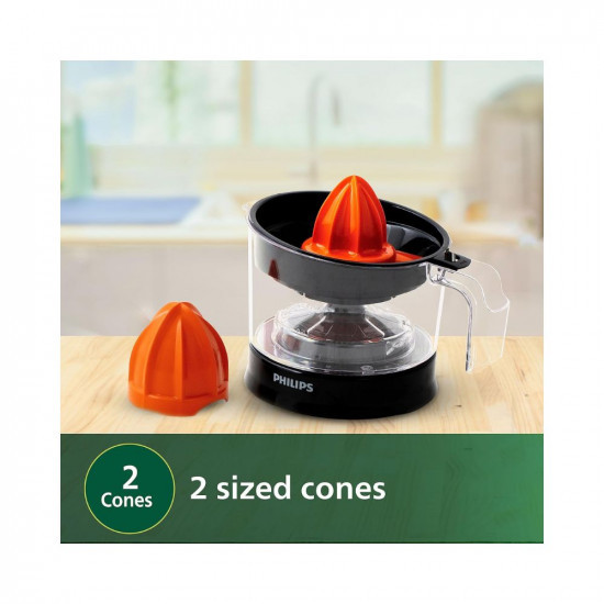 PHILIPS Citrus Press Juicer HR278800 Black  Transparent Medium