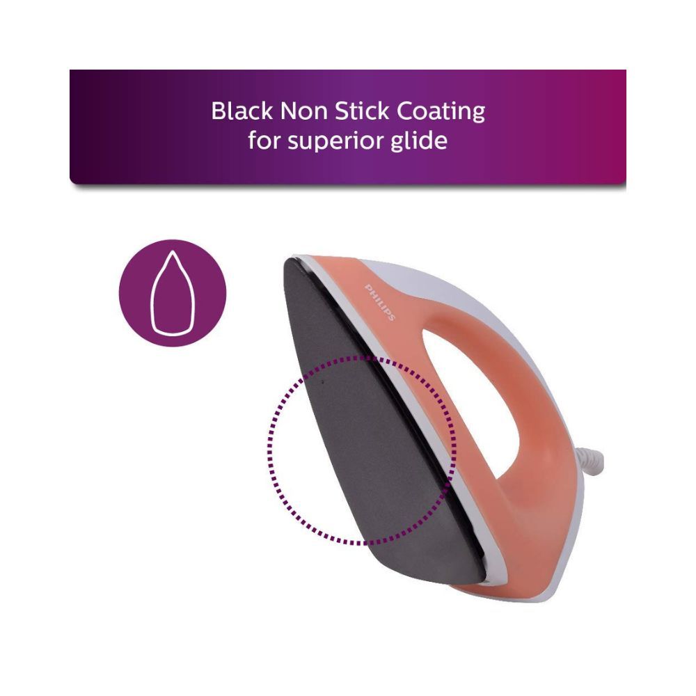 Philips Classic GC09750 750-Watt Dry Iron Peach