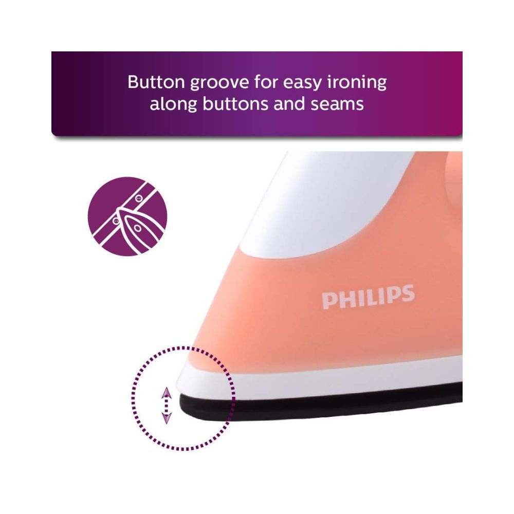 Philips Classic GC09750 750-Watt Dry Iron Peach