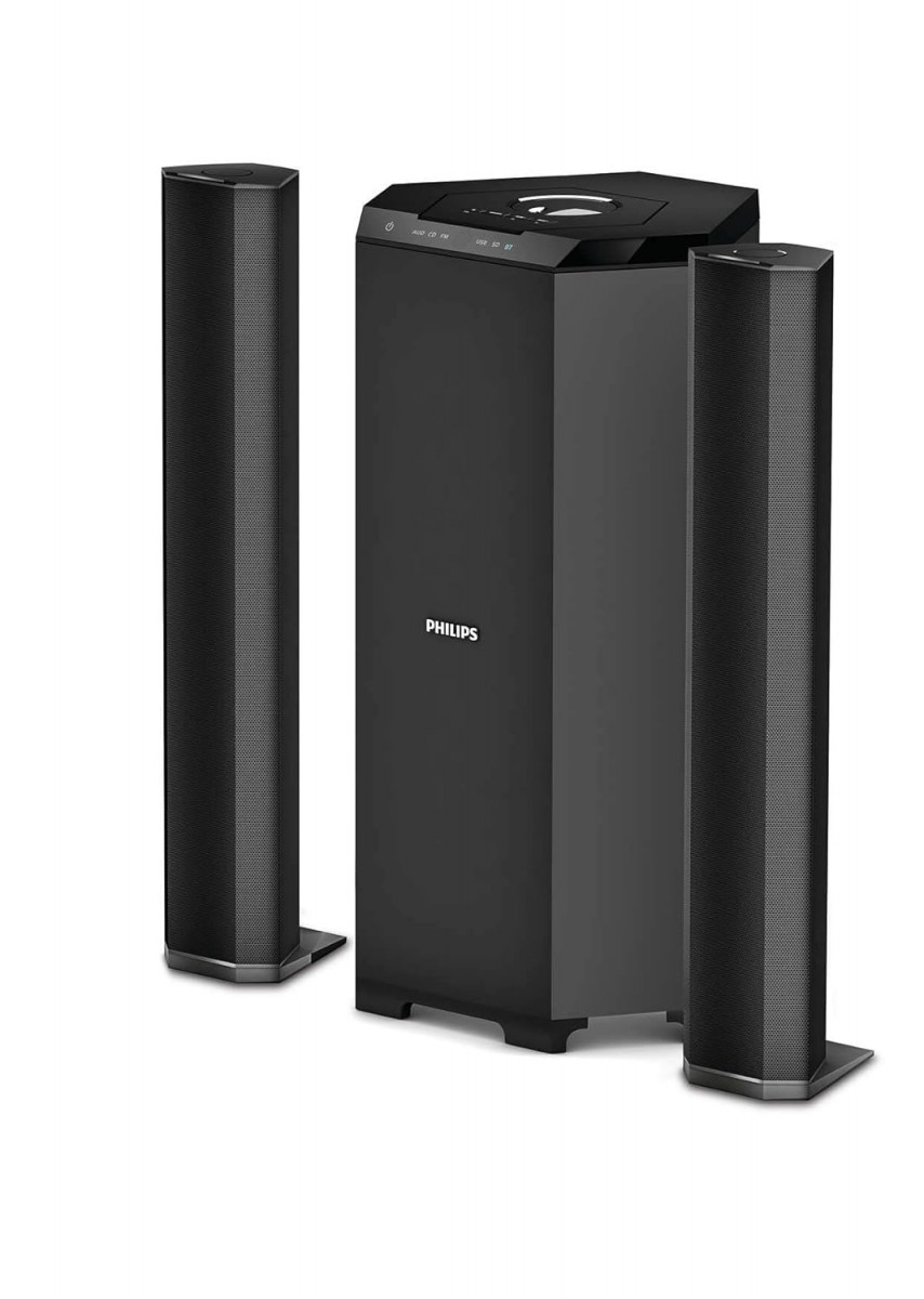 Philips Convertible Soundbar MMS8085B94 21 Channel with Multiple-Connectivity Option Black