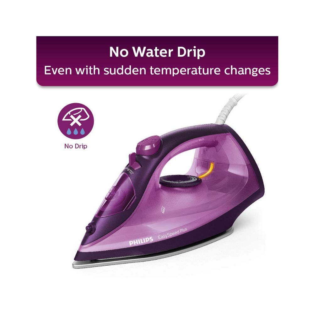 Philips EasySpeed Plus Steam Iron GC2147/30-2400W, Quick Heat up with up to 30 g/min steam