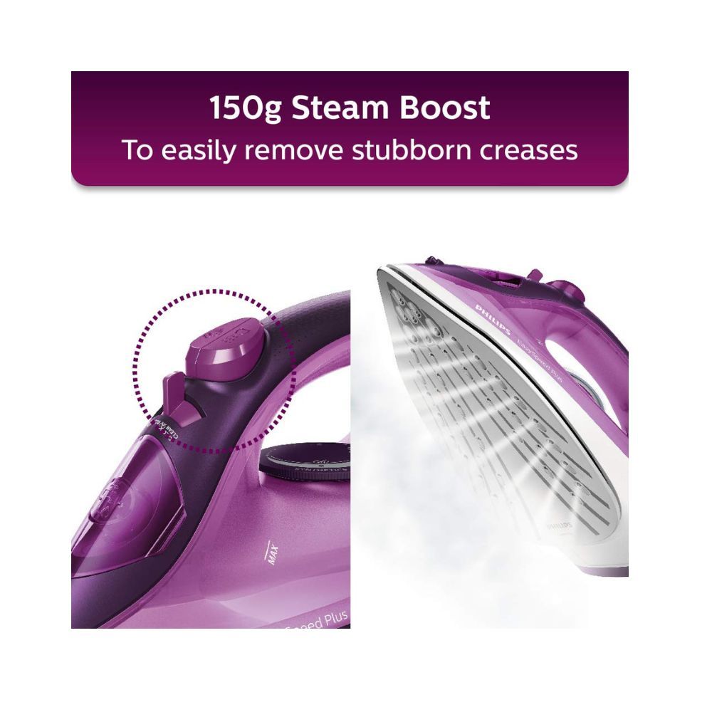 Philips EasySpeed Plus Steam Iron GC214730-2400W Quick Heat up with up to 30 gmin steam